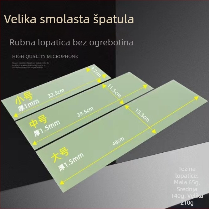 Automobilska špatula za kitovanje, plastična, model 56, serija 56, za poliranje automobila