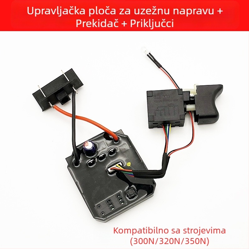 Dayi 2106 Bezčetkasti Električni Udarni Ključ – Kontrolna Ploča Prekidača, Varijabilna Brzina, Plastika