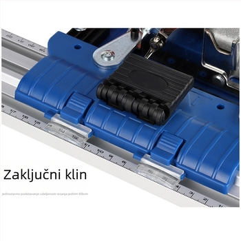 MoYi aluminijska legura sustav tračnica za električnu kružnu pilu: klizna fiksna tračnica, fiksni rezni nosač, stolarna potpora