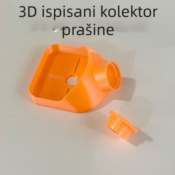 Sakupljač prašine za bušilicu, plastična konstrukcija