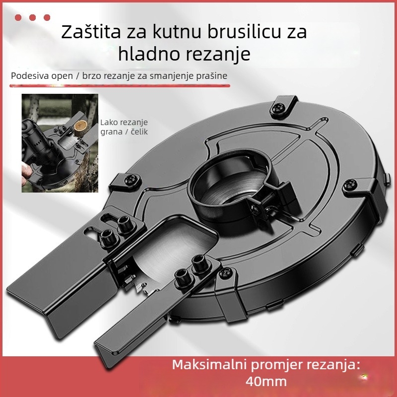 Zaštitni poklop kutne brusilice za hladno rezanje – kompatibilan s čeličnim šipkama i željeznim cijevima | Materijal: 40 Iron | Marka: Xili