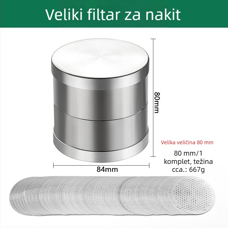 Nerđajući čelik dijamantno sito za drago kamenje – sito za slobodne kamenje i mjerni kamen, alat za nakit