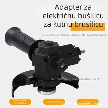 Ručni električni bušilica pretvarački set za kutnu brusilicu – adapter za pilu, spojni vijak, alat za drvo (Brand HM, Materijal: Plastika)