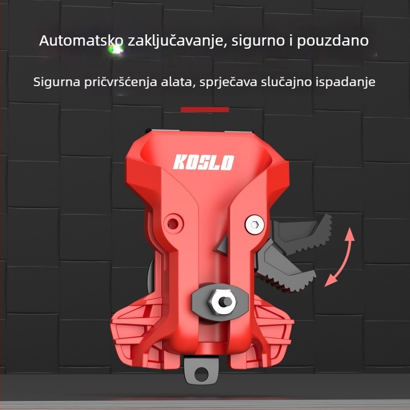 Remen za elektrikare s dvostrukim zatvaračem i brzim oslobađanjem, prijenosni držač alata na struku, ABS materijal