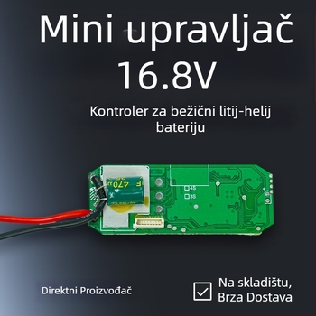 Jingtuo 16.8V bez četkica, bušilica/odvijač s litijskom baterijom, pločom za hlađenje i upravljačkom pločom