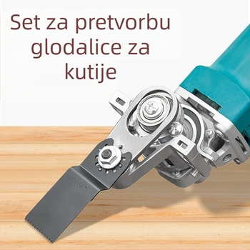 Pretvaračka glava za kutnu brusilicu – univerzalni dodatak za stolarstvo, čelik, ZHCY