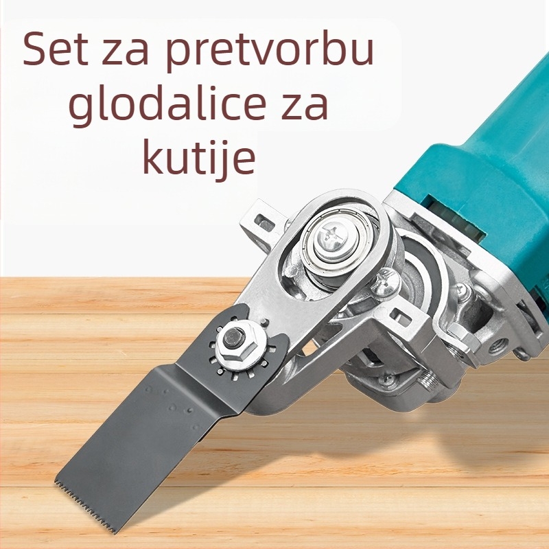 Pretvaračka glava za kutnu brusilicu – univerzalni dodatak za stolarstvo, čelik, ZHCY