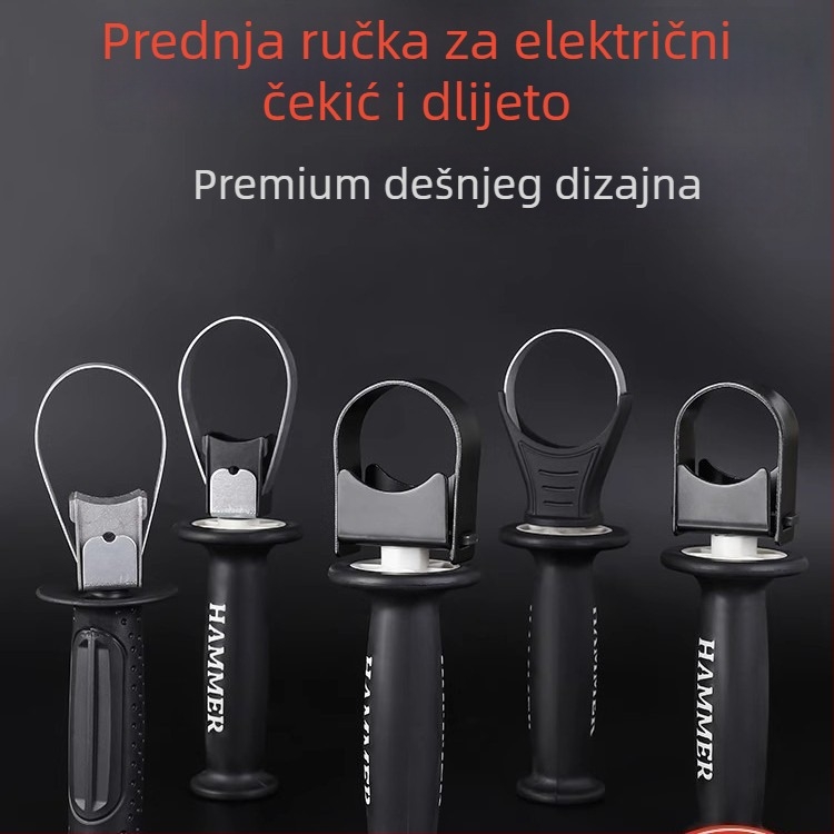 Shouli Prednja ručka za električni čekić / udarnu bušilicu — debeli dizajn, plastični materijal