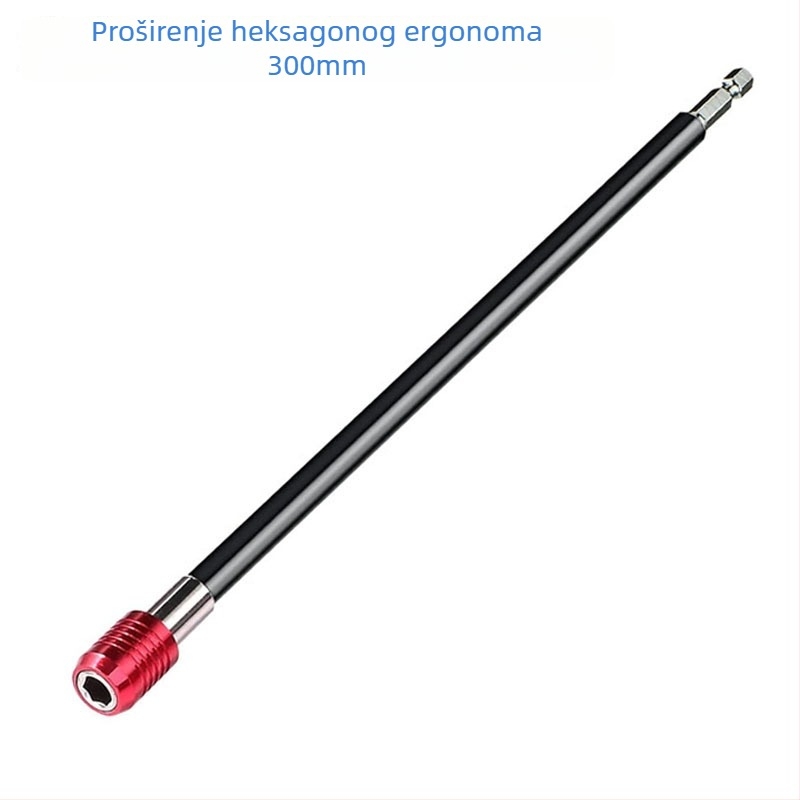 Šesterokutna produžna šipka s brzim otpuštanjem i samozaključnim adapterom, od legure, 1/4" šesterokutni spoj za električnu bušilicu