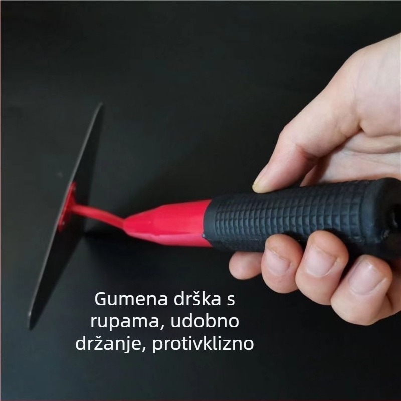 Zidar lopata s metalnom drškom i oštrim vrhom, ploča baze 65Mn, za cementnu zidariju