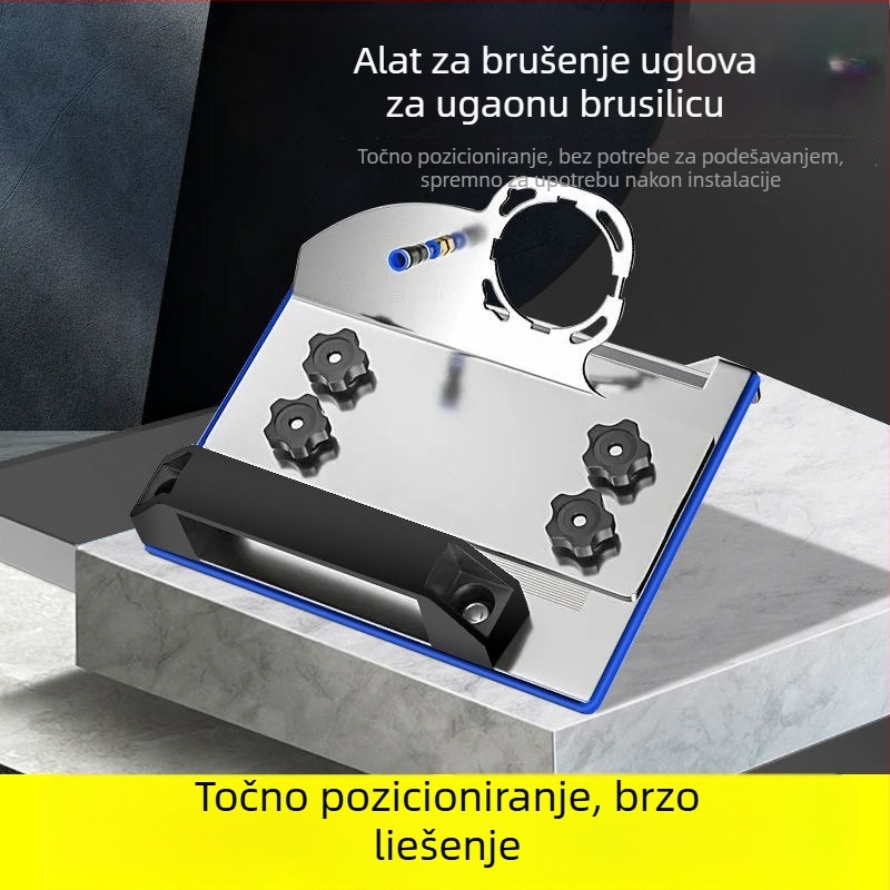 Okvir za zaobljenje rubova pločica za kutnu brusilicu, tip 100, ugljični čelik