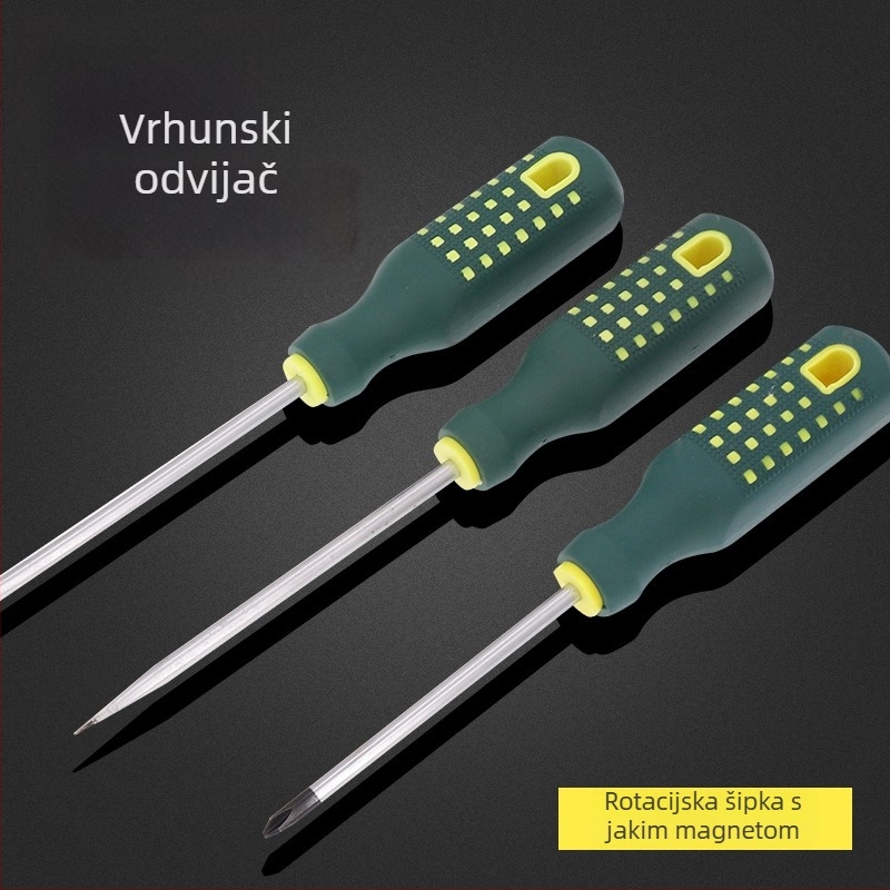 Yu shun set odvijača s Phillips, ravnim, trokutastim, U-oblikom i vrhom s cvjetnom glavom; karbonska čelika, 0,1 kg; 360 komada