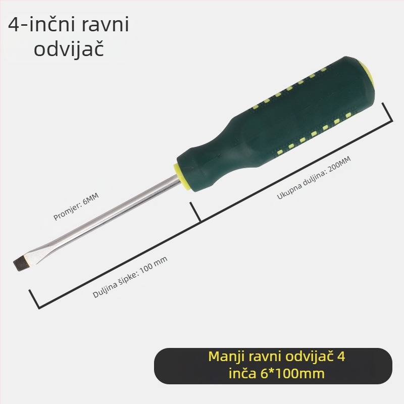Yu shun set odvijača s Phillips, ravnim, trokutastim, U-oblikom i vrhom s cvjetnom glavom; karbonska čelika, 0,1 kg; 360 komada