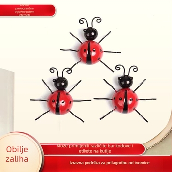 Željezni ukras s motivom bubamare – stolni i zidni, pastoralni stil, metal (Typc-202479)