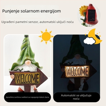 Vrtna svjetleća figura od smole May Hong – dekorativni komad od smole, kategorija Resin Crafts, pakiranje: obična