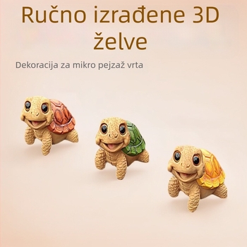 Smoleni bonsai Kornjače za vrt — pastoralni stil, mini krajolik, kartonsko pakiranje
