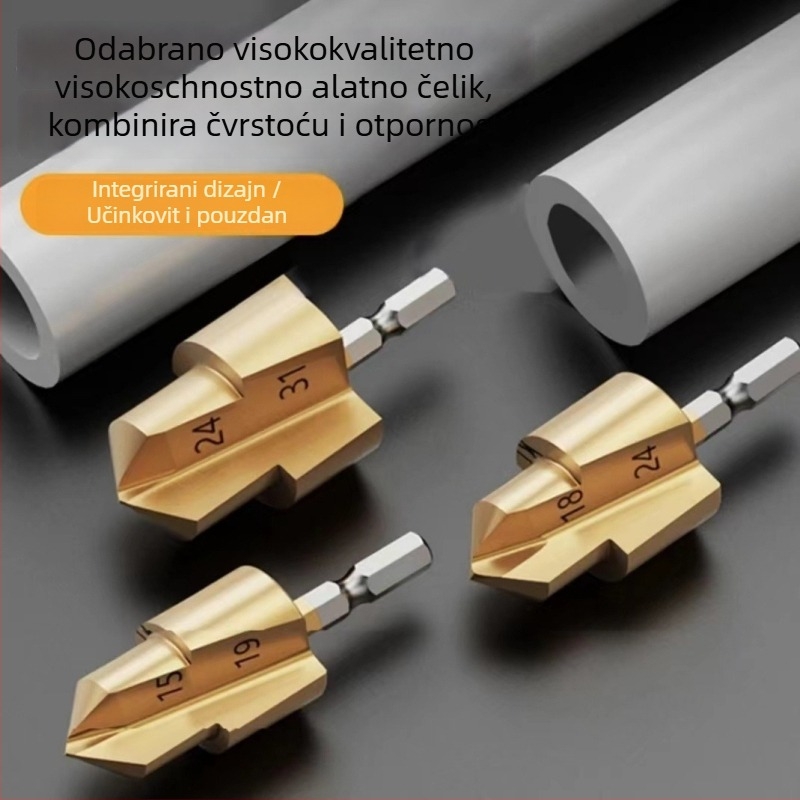 PPR vodovodni vrtl s vrhom, bušilica za plastične cijevi, alat za proširivanje otvora za vodoinstalatera i električara