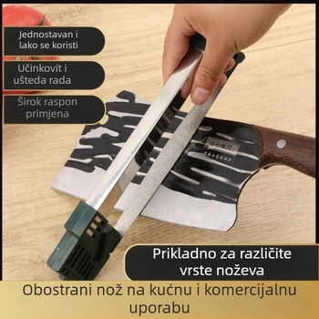 Dijamantni kamen za oštrenje noževa, model EQY023, elektroplatiranje i vezivanje metalnim legurama, marka Hong Quan