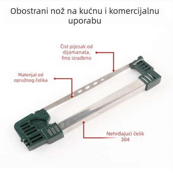 Dijamantni kamen za oštrenje noževa, model EQY023, elektroplatiranje i vezivanje metalnim legurama, marka Hong Quan