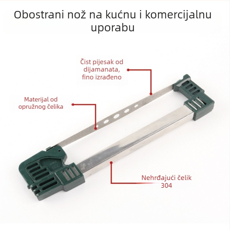 Dijamantni kamen za oštrenje noževa, model EQY023, elektroplatiranje i vezivanje metalnim legurama, marka Hong Quan