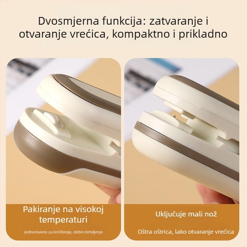 Klip za zatvaranje vrećica — Prilagođavanje obrade, Otisnuto logo, Licencirana privatna etiketa, Moderan minimalistički stil