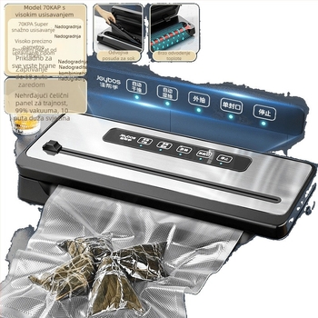 Vakuumska mašina za pečaćenje, potpuno automatska, za kućnu i poslovnu upotrebu ambalaže hrane