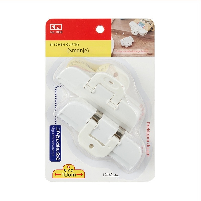 Klip za zatvaranje vrećica hrane KM.1087 – Km branda, japanski stil, moguć tisak loga
