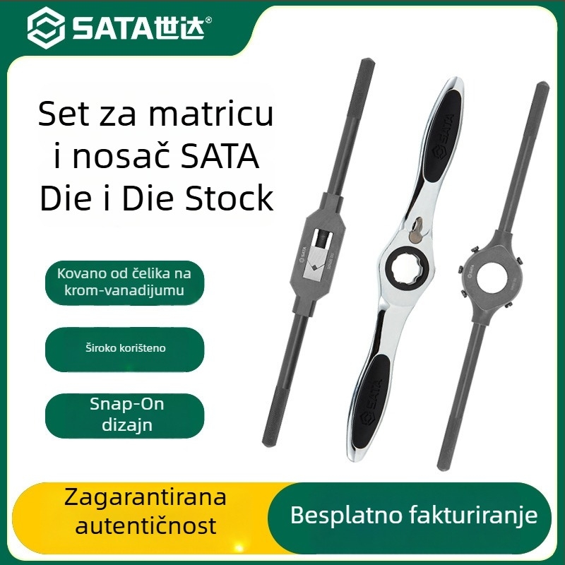 Star Set čeličnih ključev za navoj s T-typnim čeljustima – ručni set za navoj