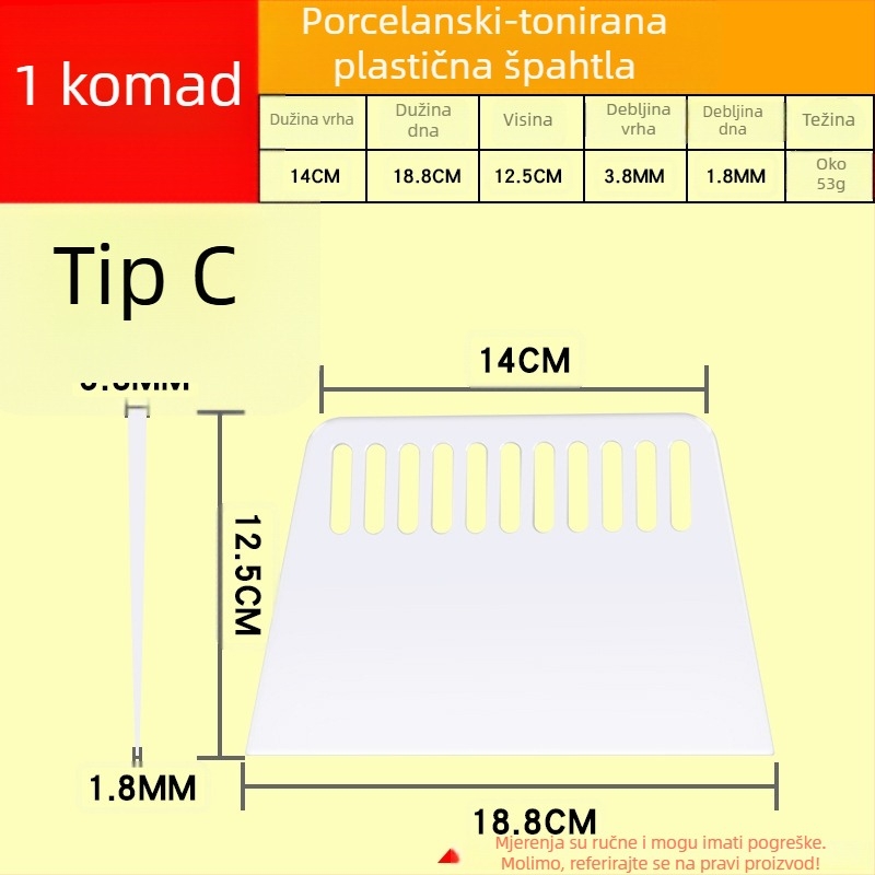 Woodpecker Plastna strugač za tapete, zidne obloge i film za mort