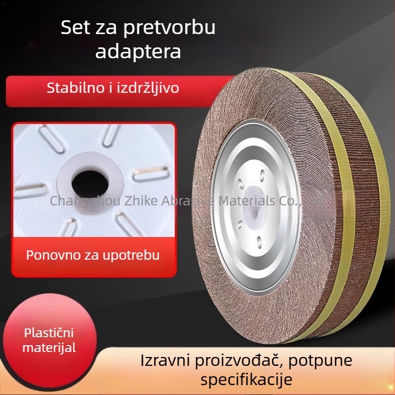 Adapter za frezu s dijamantnim unutarnjim kućištem, redukcijski umetak i podloška za otvore
