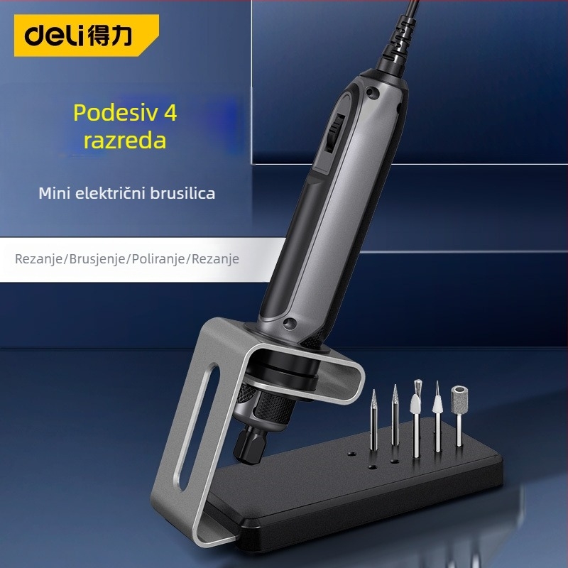 Deli električna brusilica – ručni alat za rezbarenje drva i nefrita, napajanje iz mreže, 110-240V, kabel duljine 1,5 m, 0,2 kg