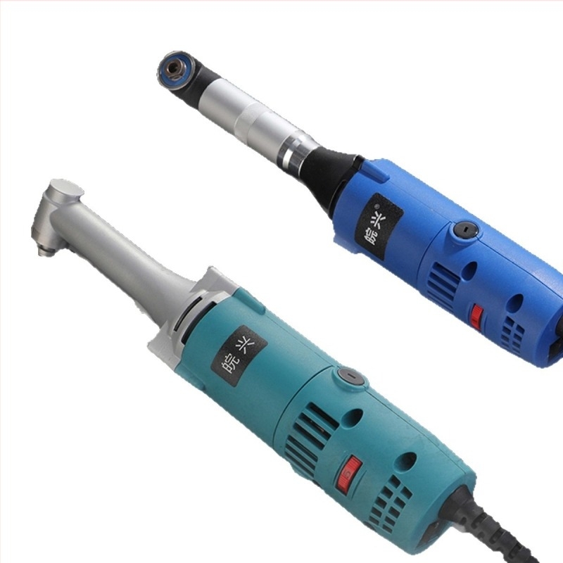 Wanxing 6-brzinska prilagodljiva 90° kutna električna brusilica, sve-u-jednom za brušenje, poliranje i graviranje, 230V, kabel 2,5 m
