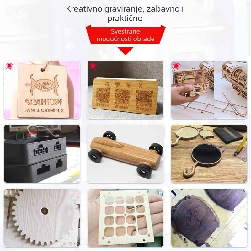Mini CNC1310 stroj za graviranje i lasersko označavanje za stolnu obradu drveta