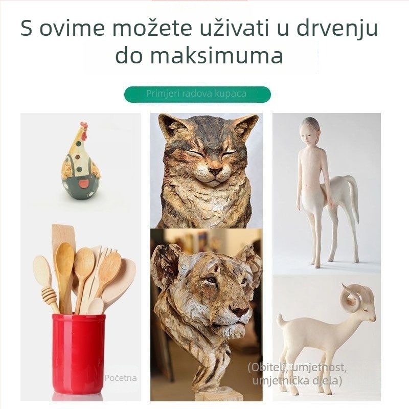 Električni alat za drvorezbu i graviranje na drvu | Plug-in napajanje, 220–280V, pogodan za drvo, natpise i DIY bonsai projekte