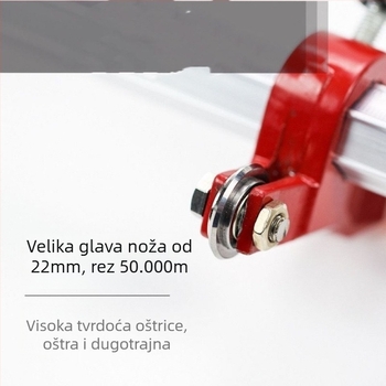 BALO Ordinary glass knife – rezač pločica s velikim kotačićem i T-oblika noža, za rezanje pločica, stakla i podnih pločica; kliješta za razdvajanje pločica