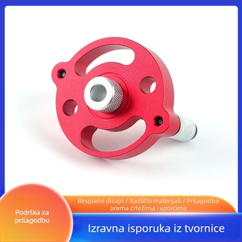 Genrui Drvoobrtni alat za pozicioniranje, vertikalni otvorivač rupa od aluminijske legure, središnji udarni alat