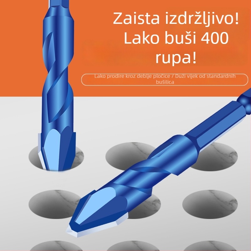 Suhi bušački bit s ekscentričnom wolframovom čeličnom legu za keramiku, staklo, beton i metal — otvaranje rupa, Su Jin Tools