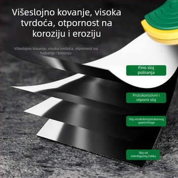 Teški scraper i spatula za mort – čelični alat za čišćenje zidova (Shengda)