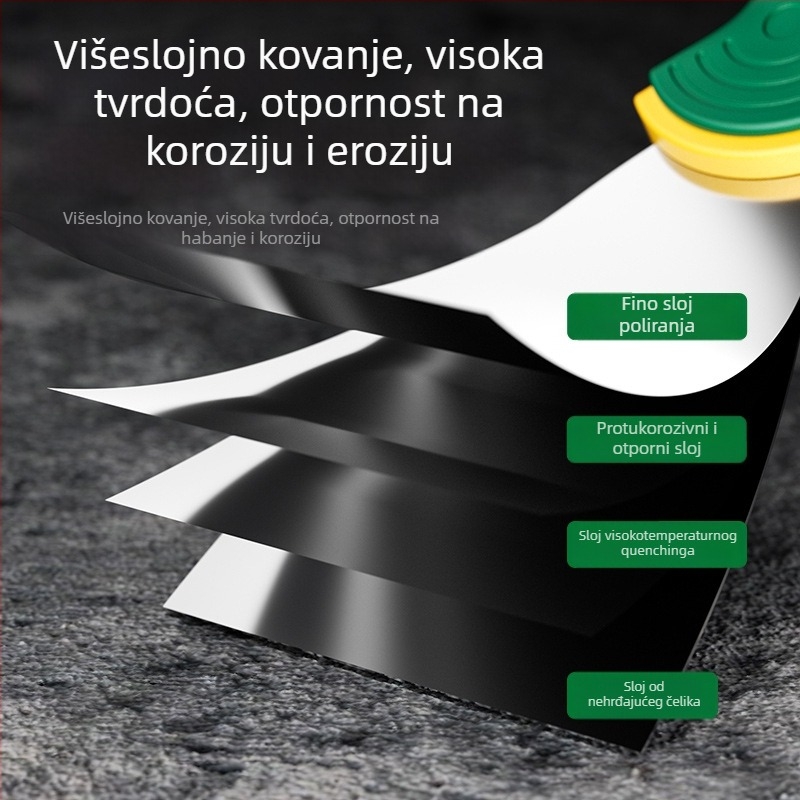 Teški scraper i spatula za mort – čelični alat za čišćenje zidova (Shengda)