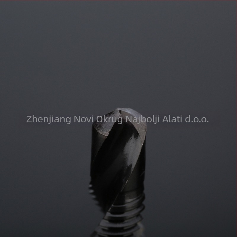 Ling Xian Kombinirani Tap — Šesterostranični osovinski alat za bušenje i zavrtanje, spiralni rezni kanal, čelik HSS-Co s premazom aluminium nitrid
