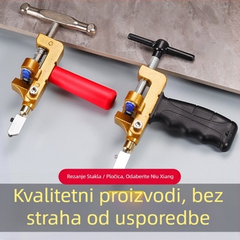 T-tip push nož za staklene i keramičke pločice, ručni model, Enjoy marka, za rezanje linija