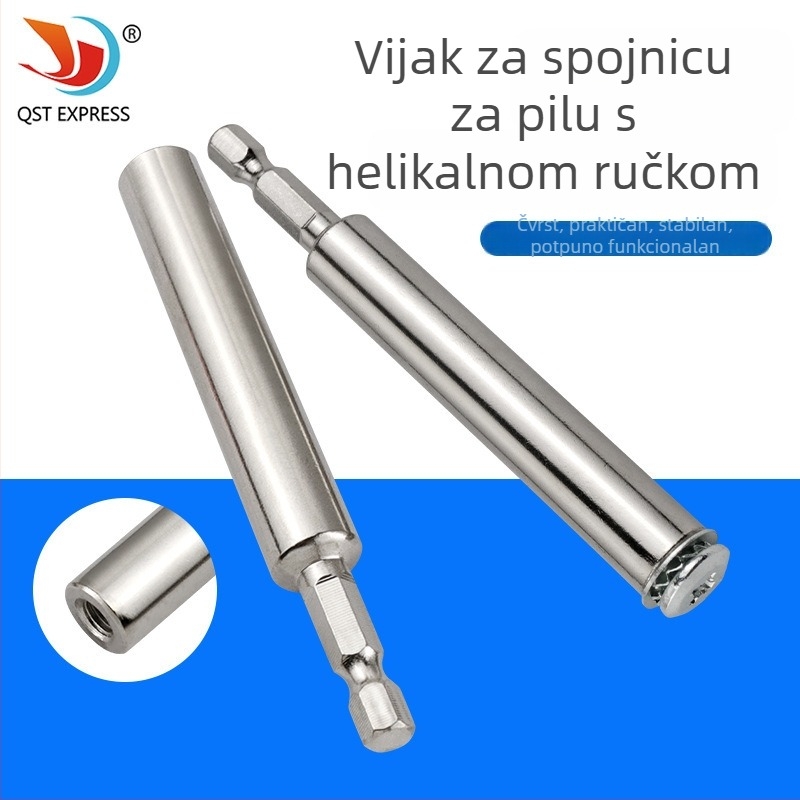 Produžni štap za pilu sa šesterokutnim držačem — spojni štap za mini listove, Marke QST EXPRESS, Materijal Purple sandalwood