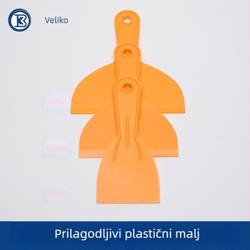 Plastični špahtla za mort – čišćenje tapeta, stakla i pločica, uklanjanje ljepila, alat za fuge – Model Plastic Oil Scraper, Branda Green Teng