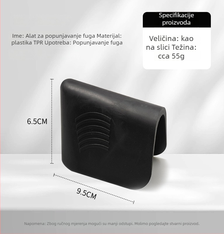 Alat za brtvljenje i popunjavanje fugea za pločice i podove, specijalizirani alat za popunjavanje i čišćenje fugea, zgusnjen otporan silikon