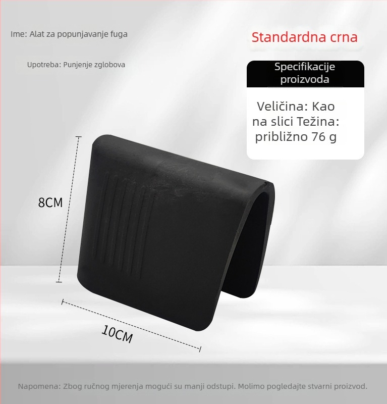 Alat za brtvljenje i popunjavanje fugea za pločice i podove, specijalizirani alat za popunjavanje i čišćenje fugea, zgusnjen otporan silikon