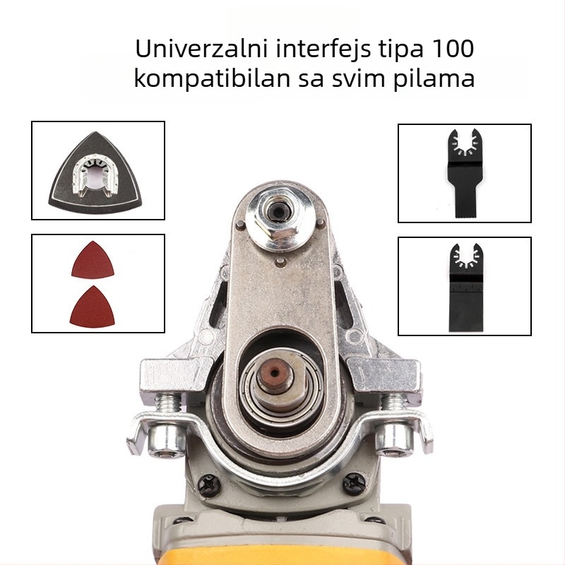 Pankun kutna brusilica – višenamjenski električni ručni alat za obradu drveta, ABS + metal