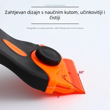 Višenamjenska plastična špatula-skraper za uklanjanje ljepila, čišćenje silikona za staklo i podna strugalica | Brand: Neck strength