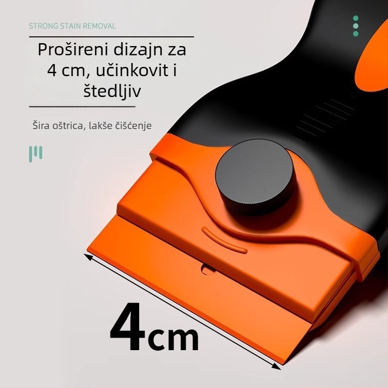 Višenamjenska plastična špatula-skraper za uklanjanje ljepila, čišćenje silikona za staklo i podna strugalica | Brand: Neck strength
