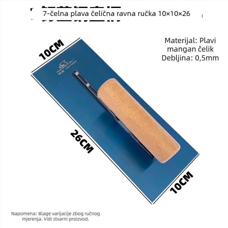Špatula za mortiranje zidova, metalna oštrica, model Putty scraper