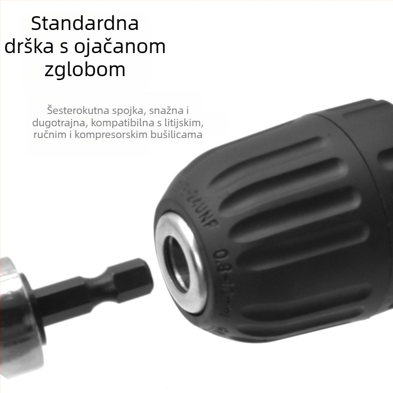 105° kutni adapter za bitove s produženim osovinom i univerzalnim spojem za bušilice u uskim prostorima • Brand: ZHCY • Materijal: 40 chrome
